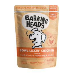 Barking Heads Bowl Lickin' Chicken konservai šunims su vištiena 10x300g