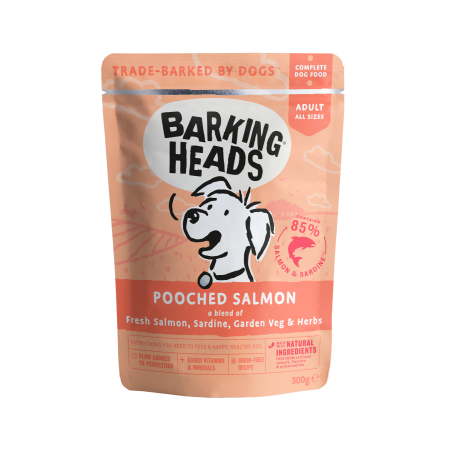 Barking Heads Pooched Salmon konservai šunims su lašiša 10vnt x300g