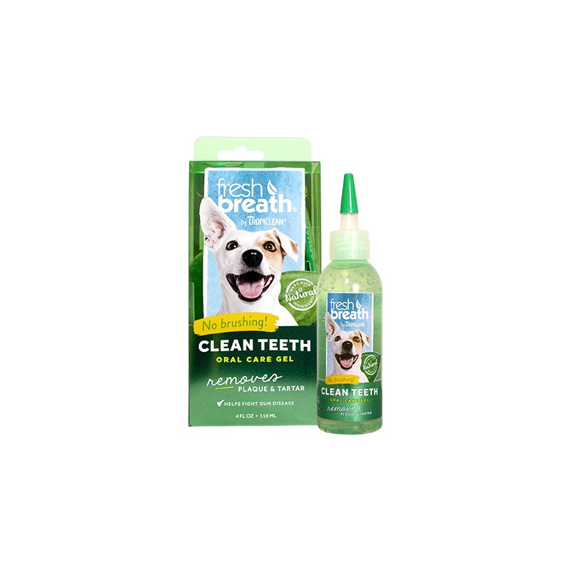 Tropiclean Fresh Breath dantų gelis (šunims ir katėms), 118 ml
