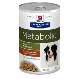 Hill's Metabolic Canine Original 354g - visavertis dietinis ėdalas šunims (troškinys)