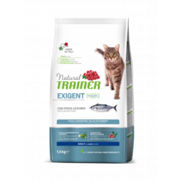 Natural TRAINER Cat Exigent Blue Fish maistas katėms su žuvimi 1,5kg