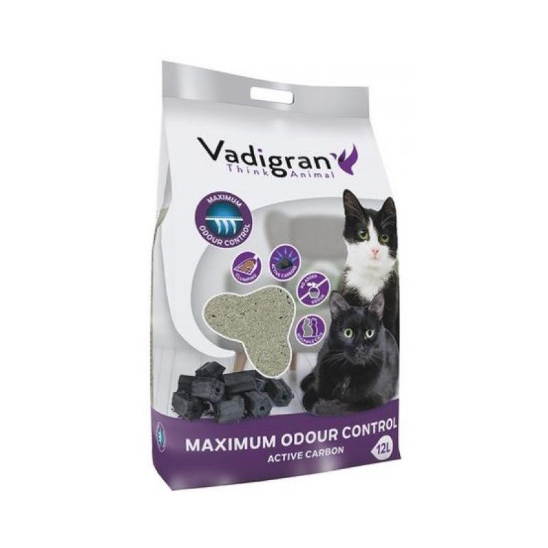 VADIGRAN Maximum Odour Control kačių kraikas 12kg