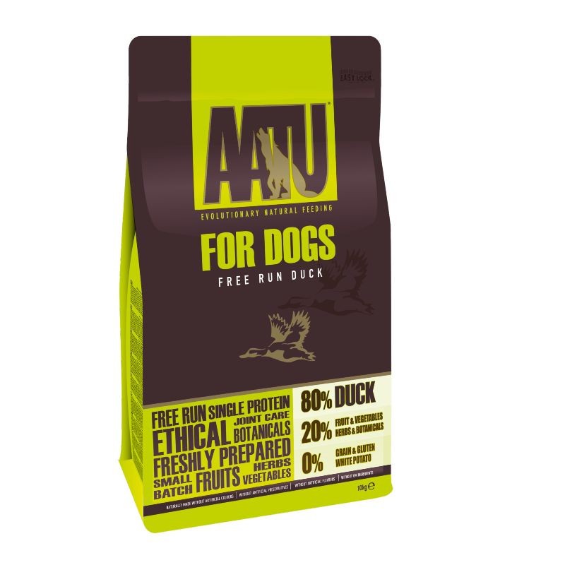 AATU 80/20 DUCK - Begrūdis maistas šunims su antiena 10kg
