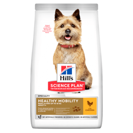 Hill's Canine Adult Healthy Mobility Small & Mini ėdalas šunims su vištiena
