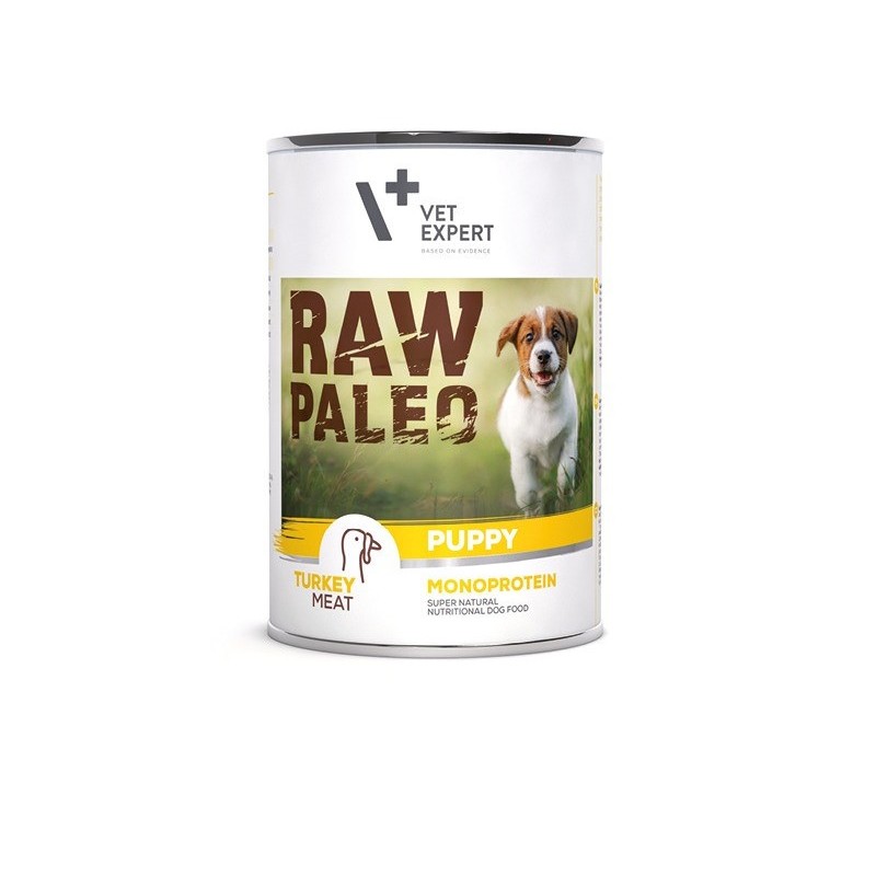 Raw Paleo Puppy Turkey - konservai šuniukams su kalakutiena 400g