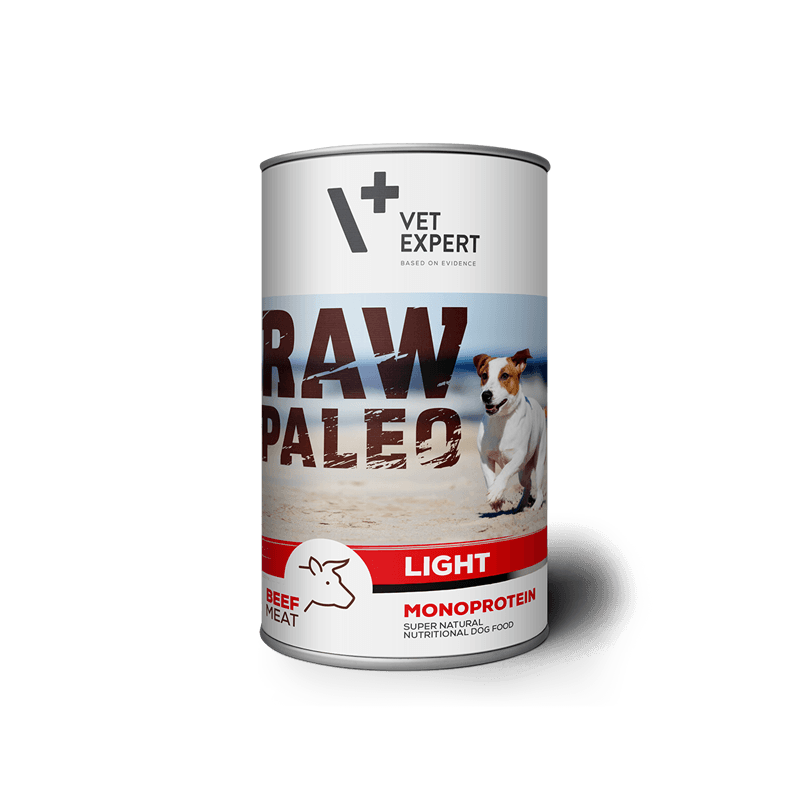 Raw Paleo Adult Light Beef - konservai šunims su jautiena 400g