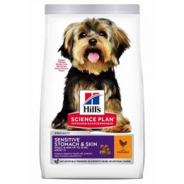 Hill's Canine Adult Sensitive&Skin Small & Mini maistas šunims su vištiena