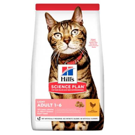 Hill's Feline Adult Light Chicken - linkusioms tukti suaugusioms katėms
