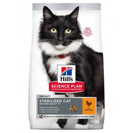 Hill's Feline Sterilized Mature Cat chicken- sterilizuotoms senyvoms katėms