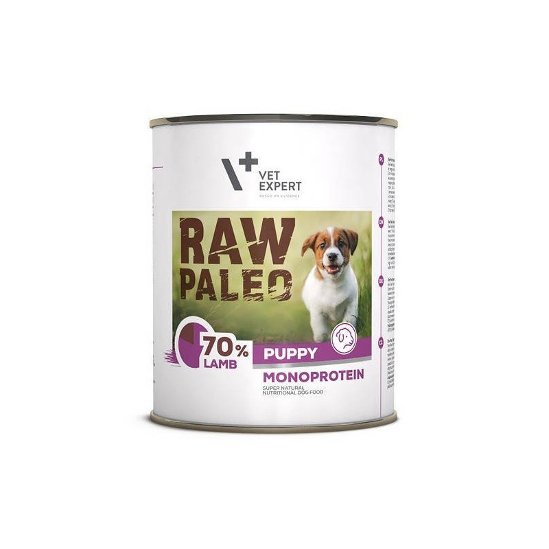Raw Paleo Puppy Lamb - konservai šuniukams su ėriena 800g