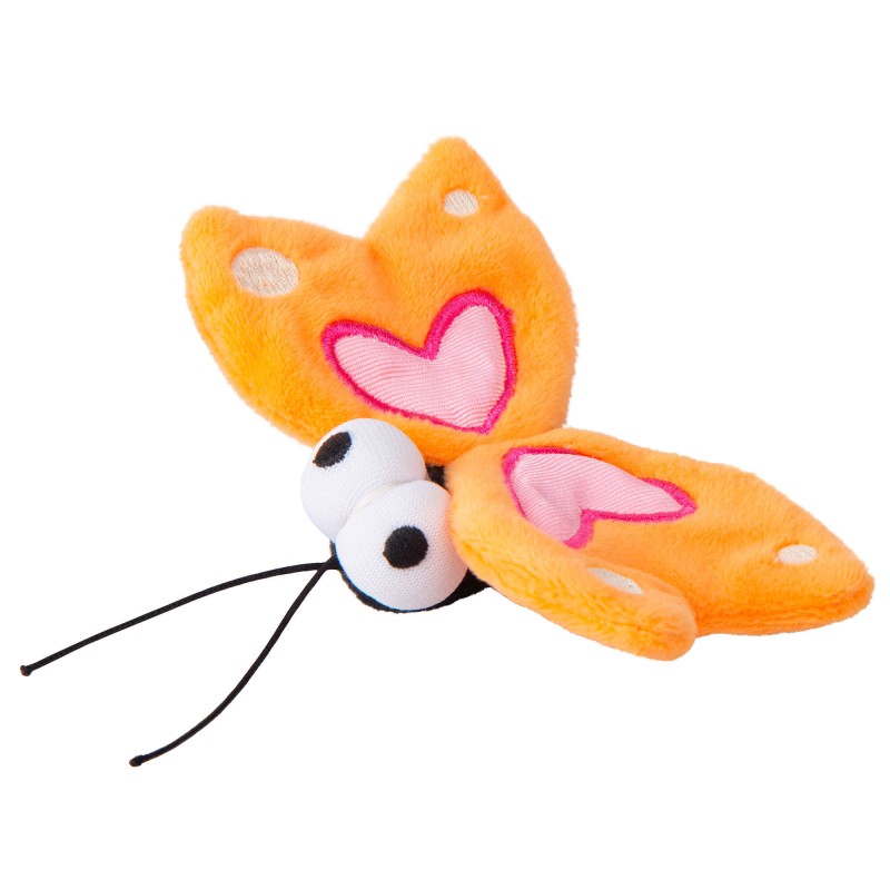 ROGZ Catnip Plush Butterfly oranžinis drugelis žaislas katėms 11cm