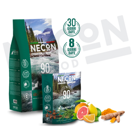 Necon Natural Wellness Adult Salmon & Rice katėms 400g