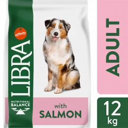 LIBRA DOG SALMON pašaras šunims su lašiša 12kg