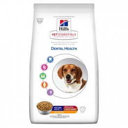 Hill's VET ESSENTIALS Dental Health Mature Medium&Large Breed maistas šunims su vištiena 10kg 