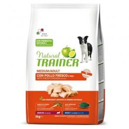 Trainer Natural Adult Medium sausas maistas su vištiena šunims 3 kg