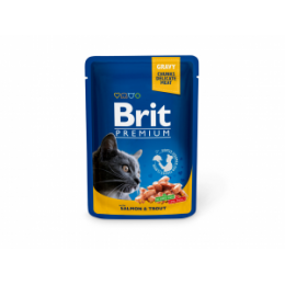 Brit Premium konservai katėms Salmon & Trout 100g
