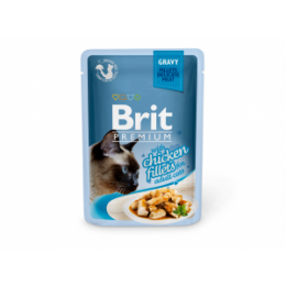 Brit Premium Delicate konservai katėms Chicken in Gravy 85g