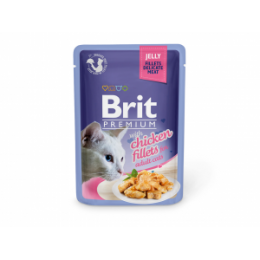 Brit Premium Delicate konservai katėms Chicken in Jelly  6vnt x 85g