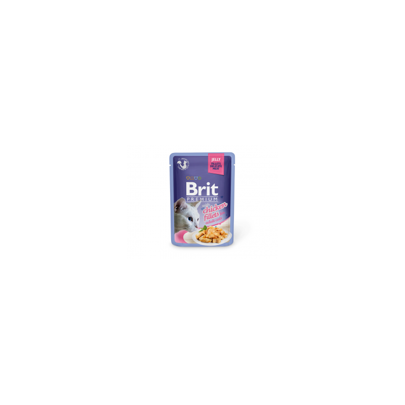 Brit Premium Delicate konservai katėms Chicken in Jelly  6vnt x 85g