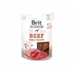 Brit Jerky Beef Real Fillets skanėstas 80g