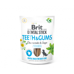 Brit Dental Stick skanėstas Teeth&Gums Chamomile&Sage 7 vnt. 251 g