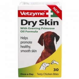Vetzyme Dry Skin - Vetzyme papildas esant sausai odai 30 tabl.