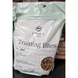Oliver's TRAINING BITES GRAIN FREE BEEF 500g (jautienos skanėstas)
