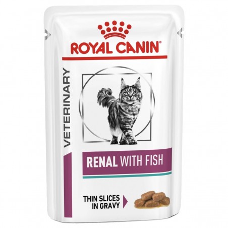 Royal Canin Feline Renal Fish giliašai katėms 85g