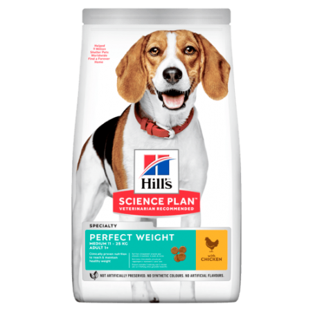 Hill's Canine Adult Perfect Weight Medium Chicken 12kg