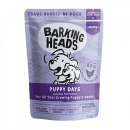 Barking Heads - Puppy Days konservai šuniukams su vištiena 10vntx300g