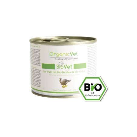 OrganicVet - Biovet BIO TURKEY katėms 200g