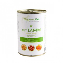 OrganicVet Lamb with millet & pumpkin konservai šunims 400g